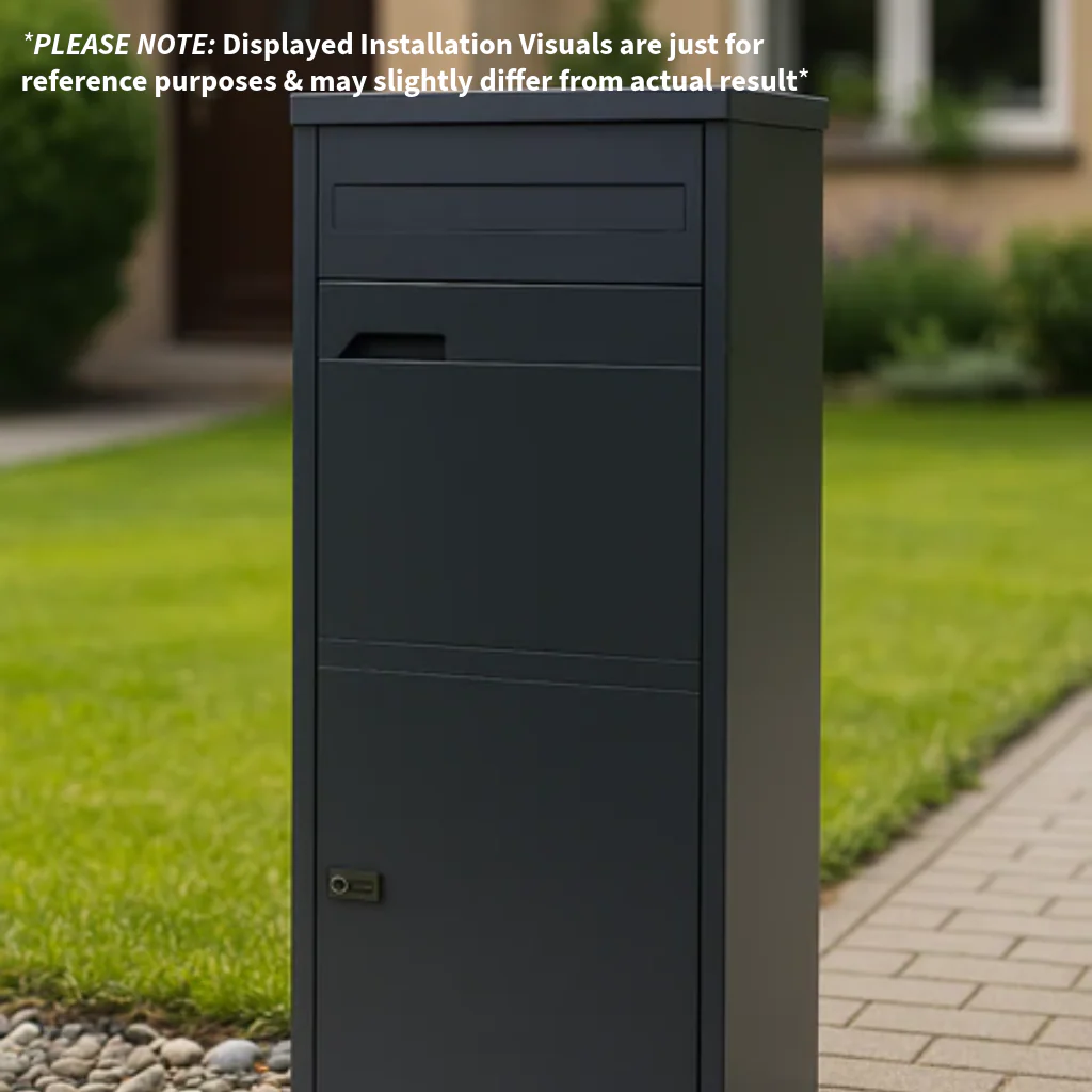 A-CLASS REMIUM LETTERBOX BG067- CHARCOAL - Image 2