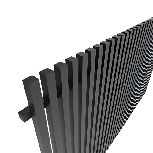 ALUMINIUM 40MM BATTEN FENCE PANELS- SATIN BLACK - Image 2