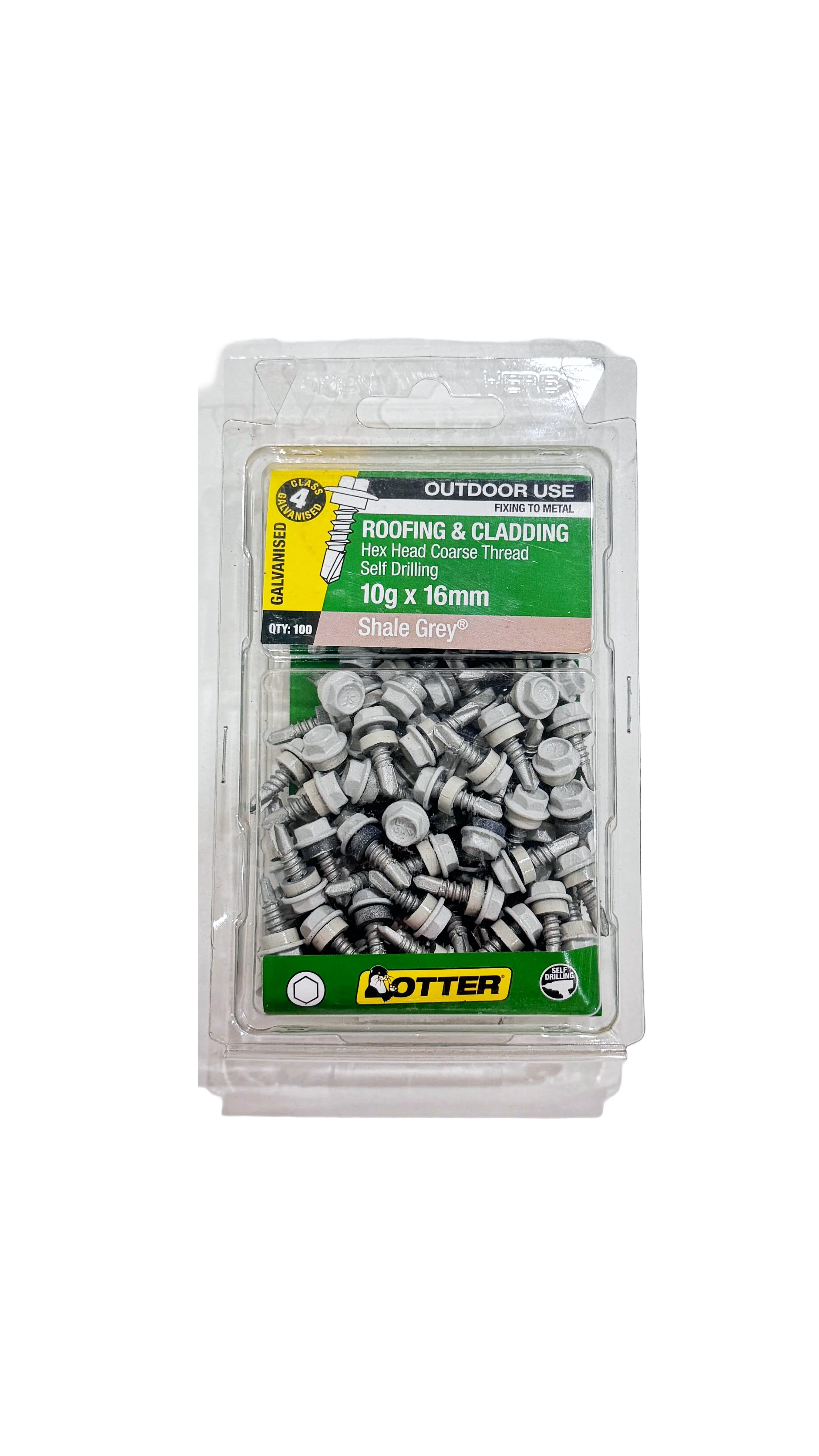 COLORBOND FENCE SCREWS [PACK OF 100]- SHALE GREY