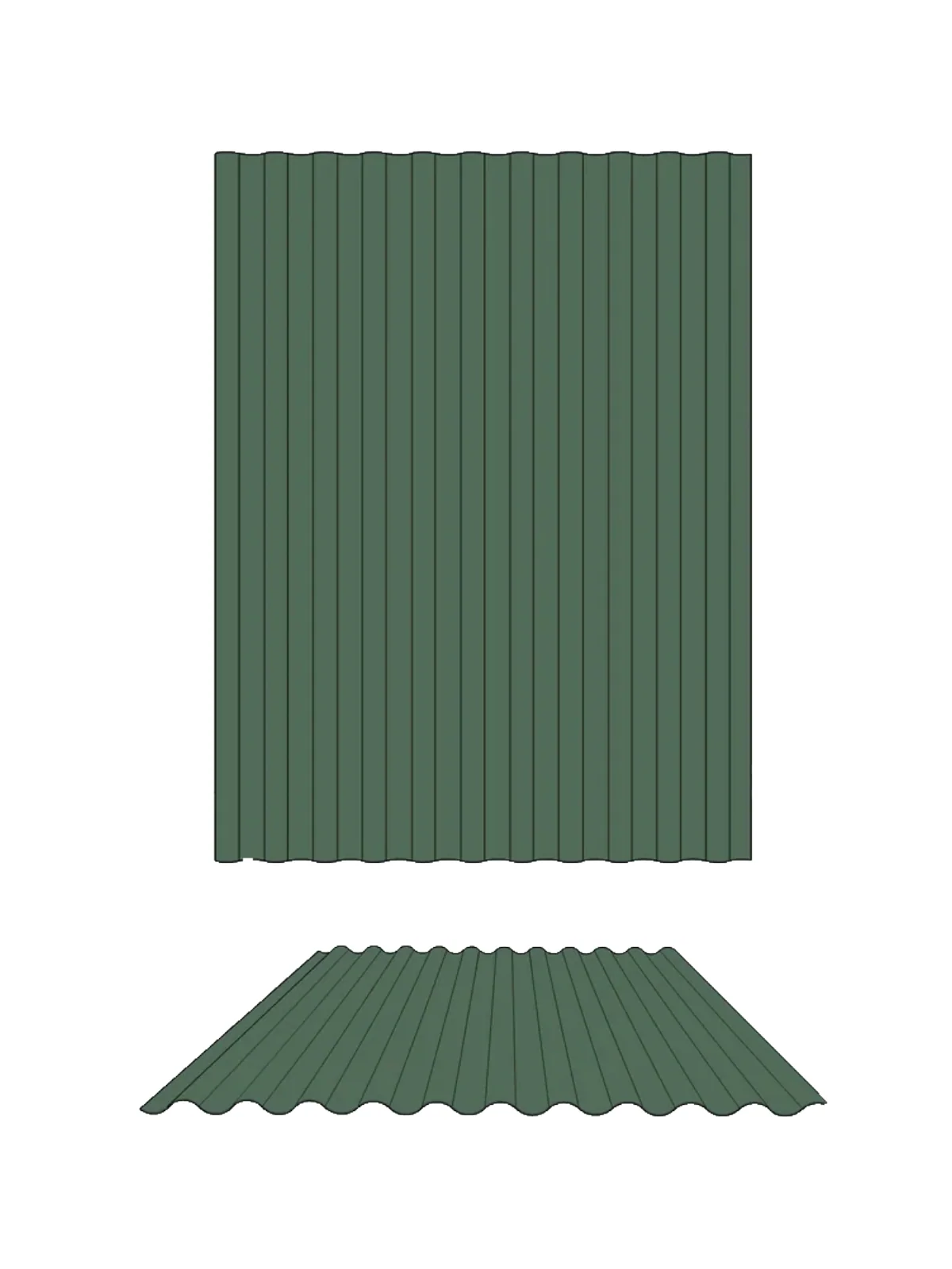 CORRUGATED ROOFING SHEETS- WILLOW