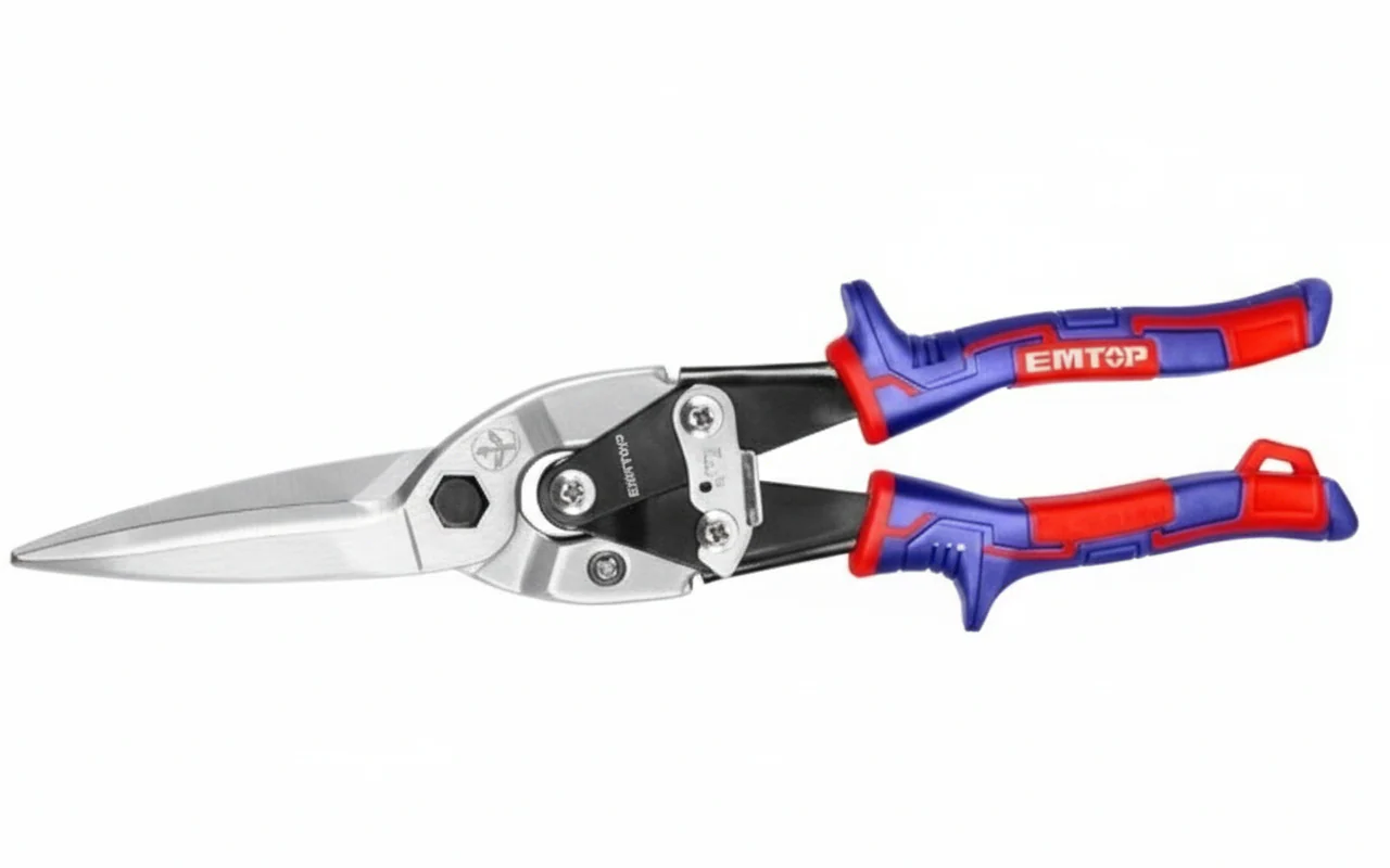 EMTOP Long Straight Cut Aviation Snip 300mm(12") Straight EASP1271