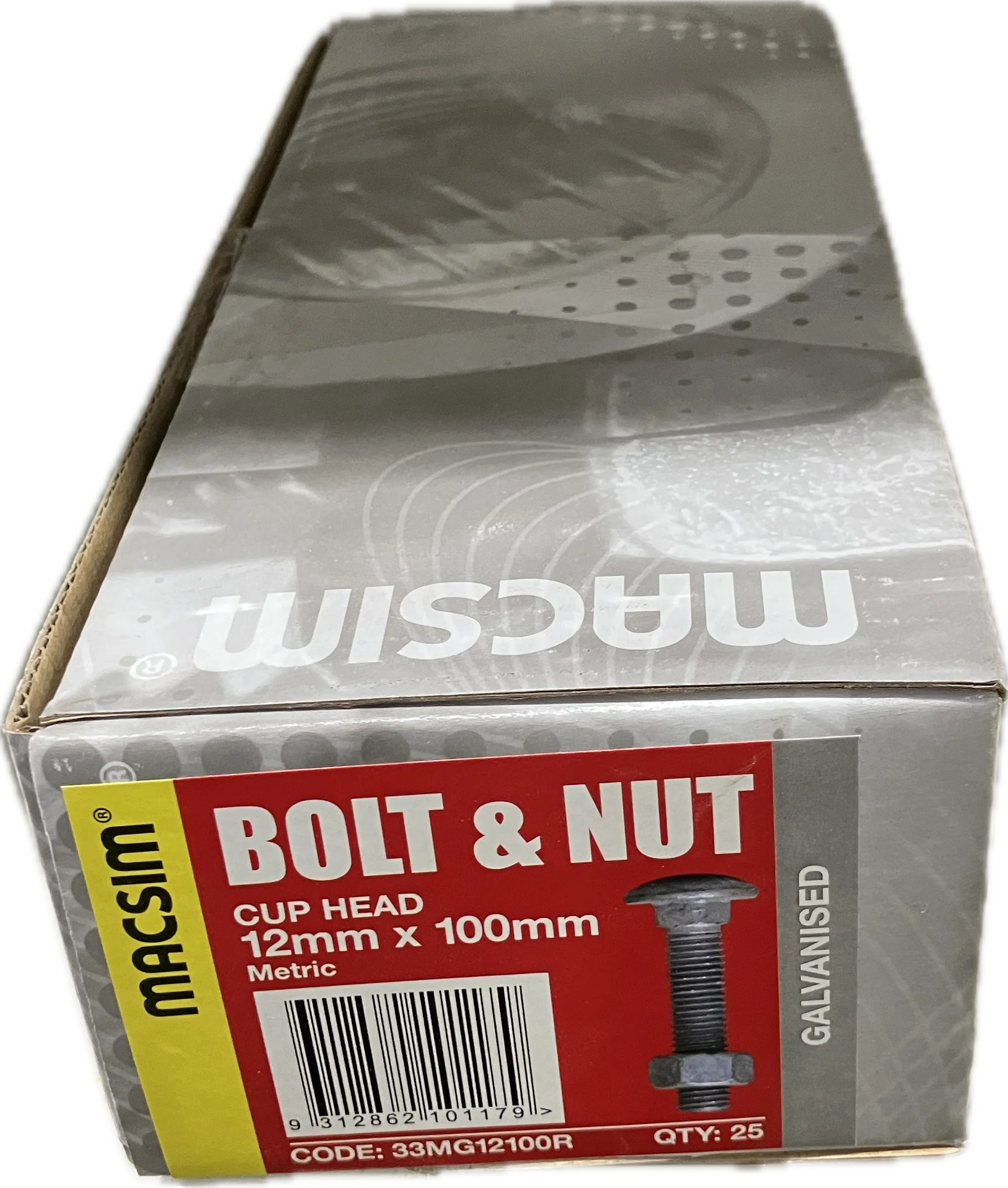 MACSIM GALVANISED CUP HEAD BOLT- 12MM - Image 3
