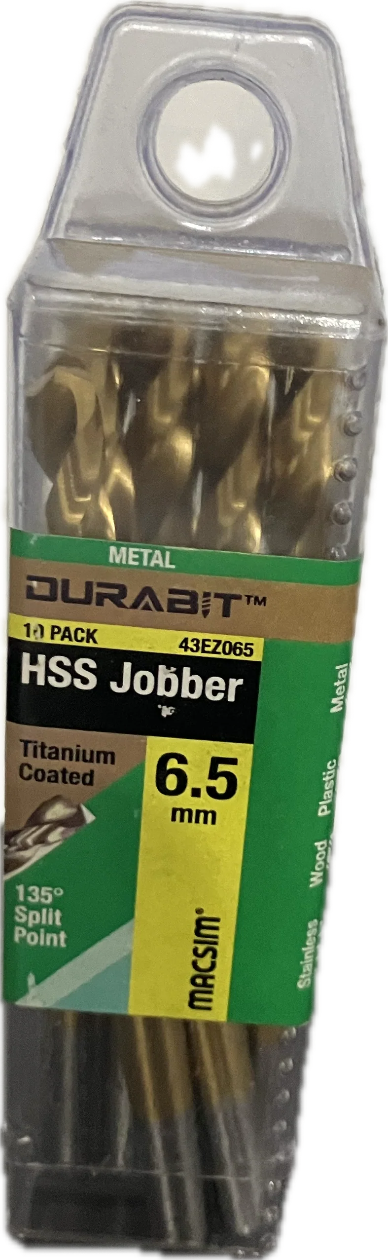 MACSIM DURABIT HSS JOBBER DRILL BIT (BLISTER PACK OF 10) - Image 11