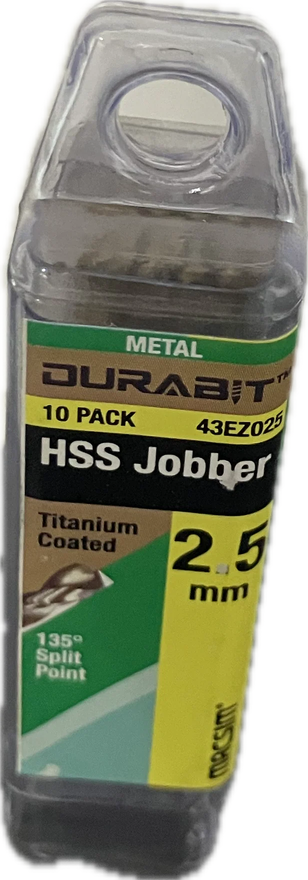 MACSIM DURABIT HSS JOBBER DRILL BIT (BLISTER PACK OF 10) - Image 4