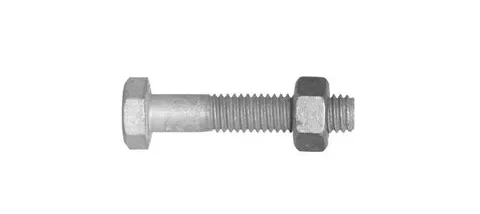 MACSIM HEX BOLT & NUT- 12x180MM