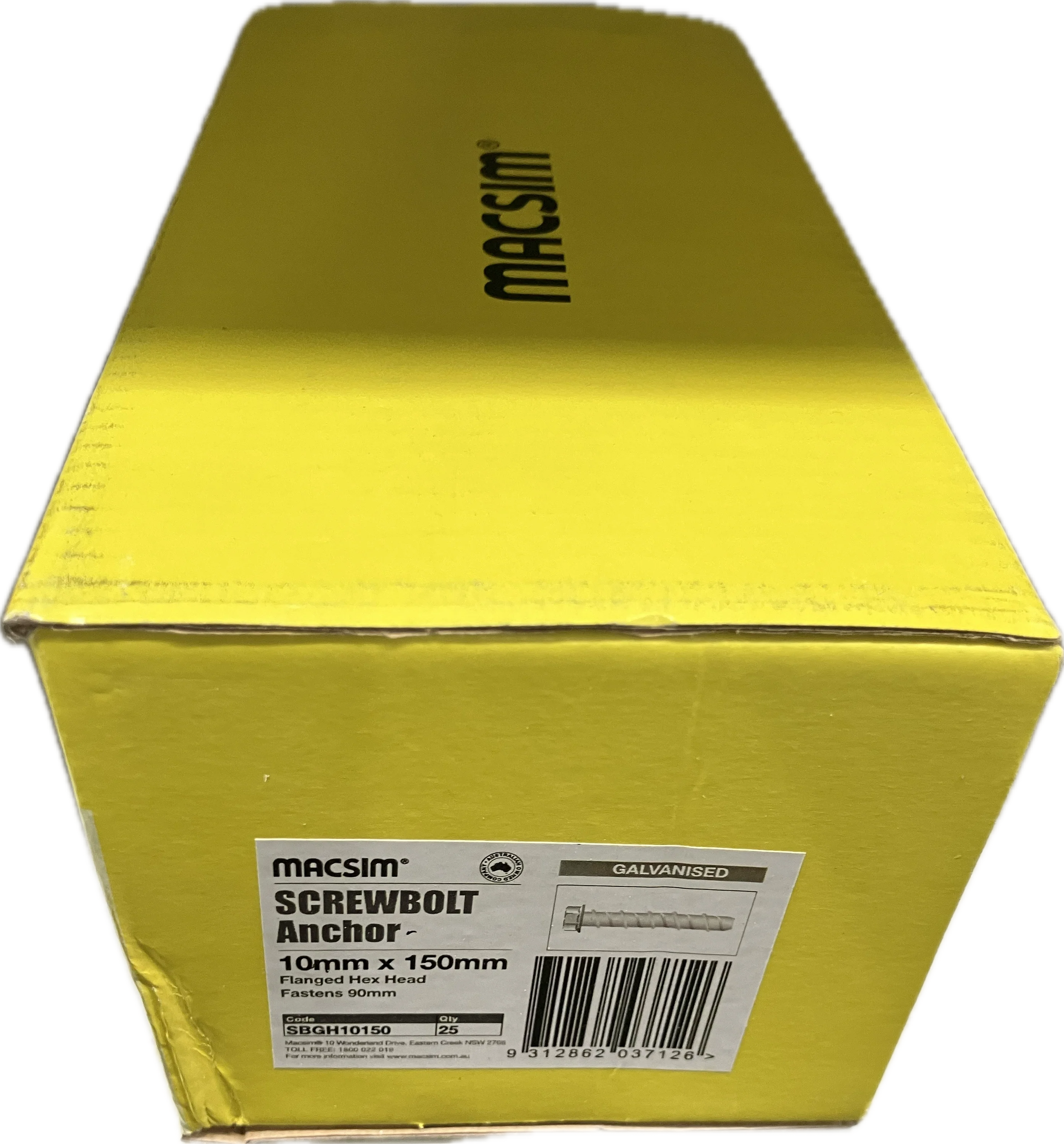 MACSIM GALVANISED SCREWBOLT- 10MM - Image 6