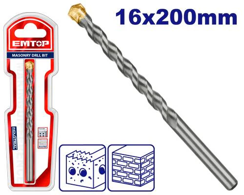 EMTOP 16mm Masonry Drill Bit