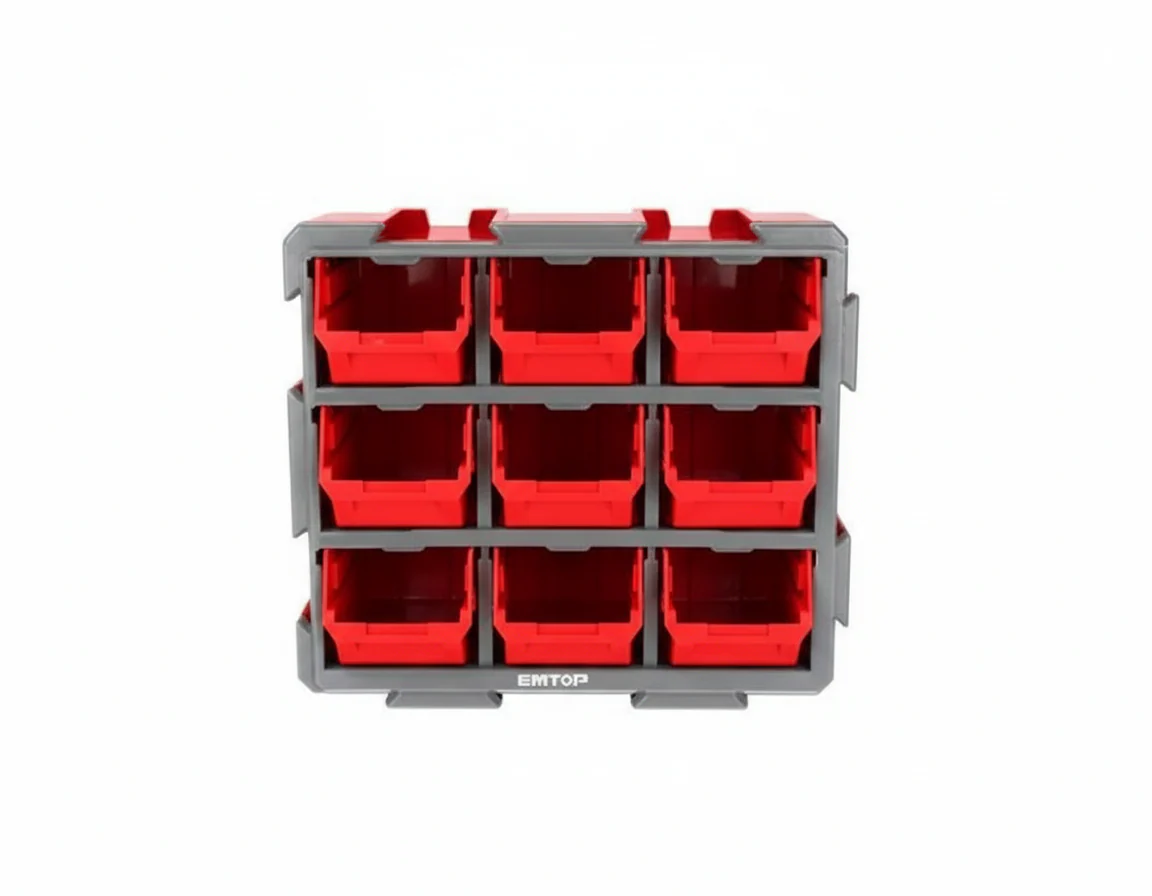 EMTOP Modular storage tower red