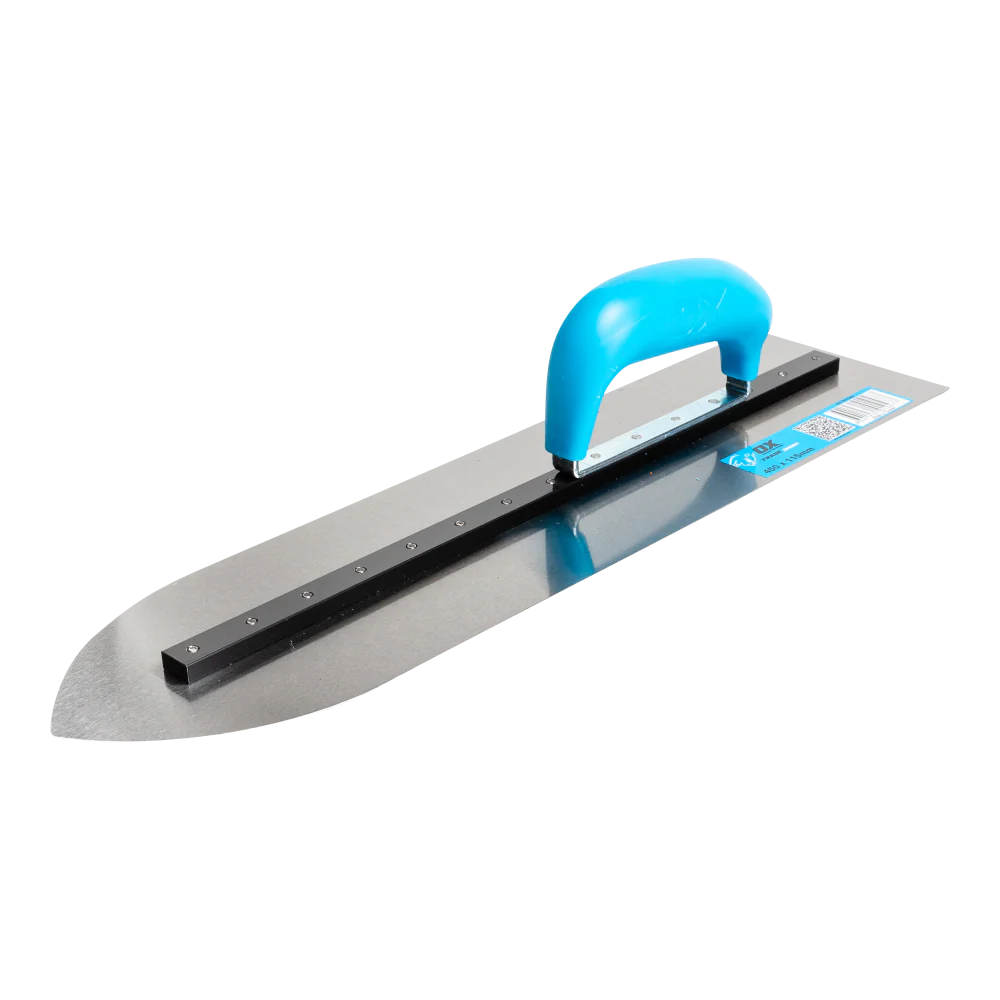 OX TRADE FINISHING TROWEL- 4.5 INCH / 105 x 450MM
