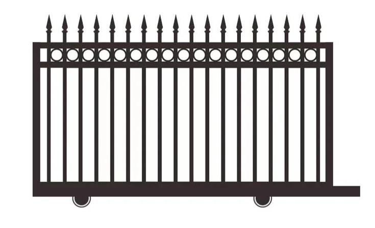 RING & SPEAR SLIDING GATE- 1500mm